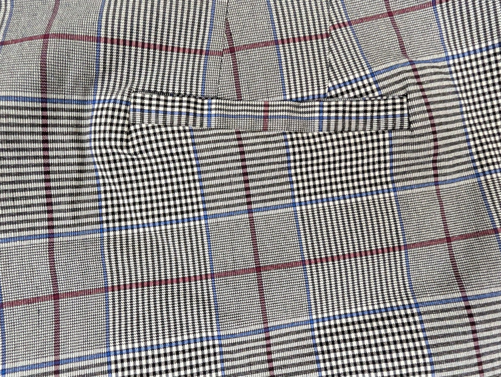 New SOHO sz XL Pants pull on stretchy plaid print colorful lightweight 1843